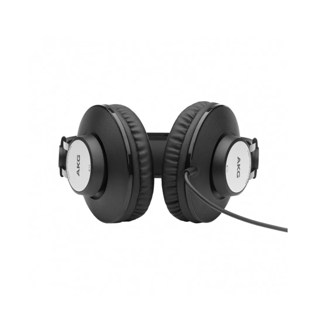 AKG K72 Professional Closed-Back Stereo Headphones with Enhanced Sound Isolation and Comfort