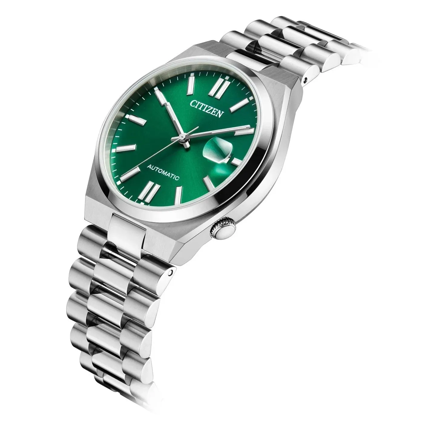 Citizen Tsuyosa Series Mens Automatic Watch - Green Dial, Model NJ0150-81X