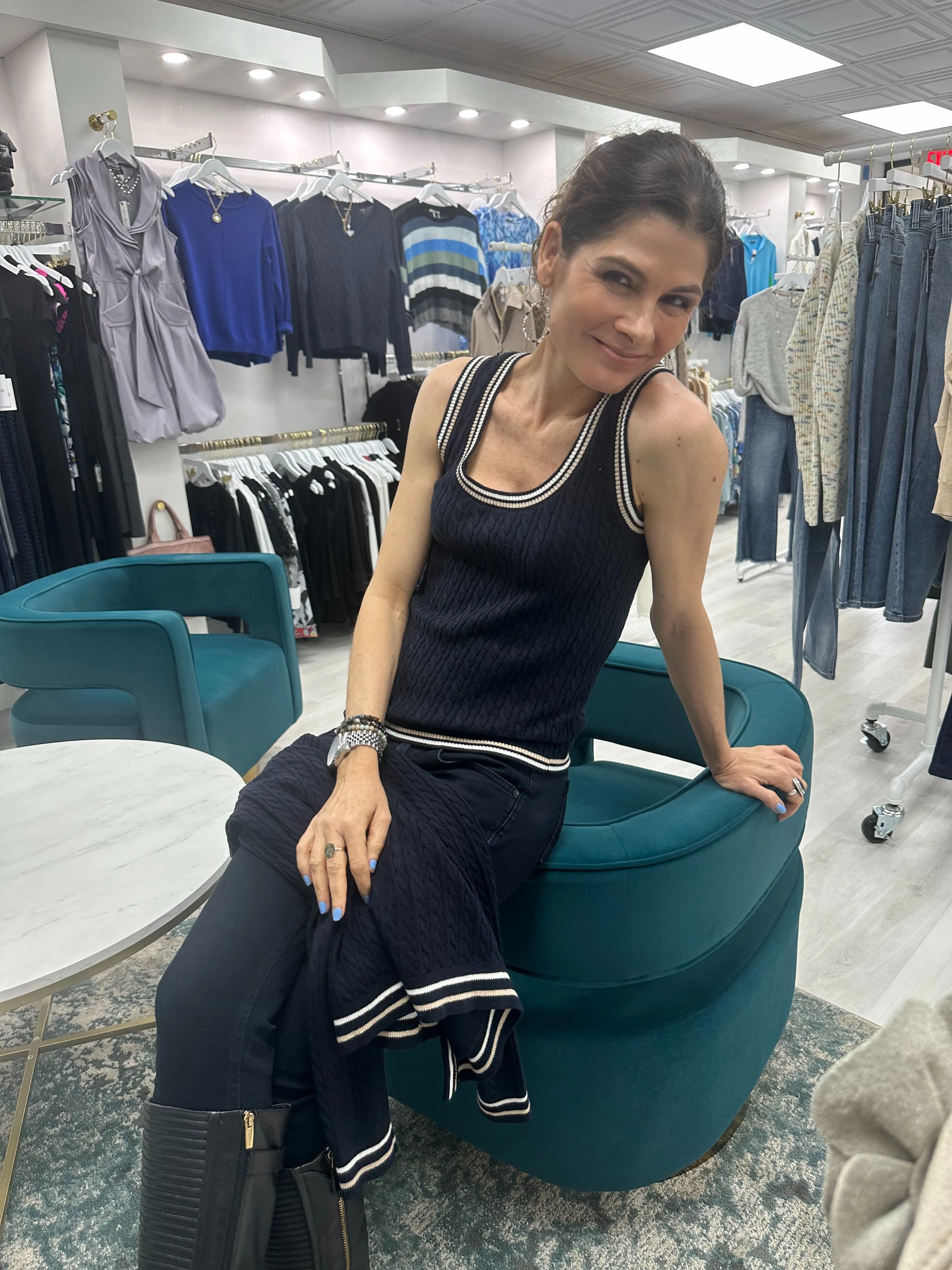 Cotton Cashmere Tank Top