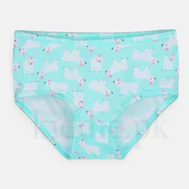 CRT Sea Green Printed Panty 1542