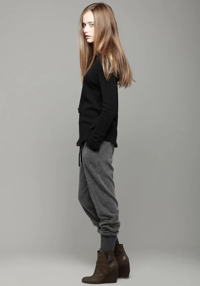Cuffed Angora Sweatpant
