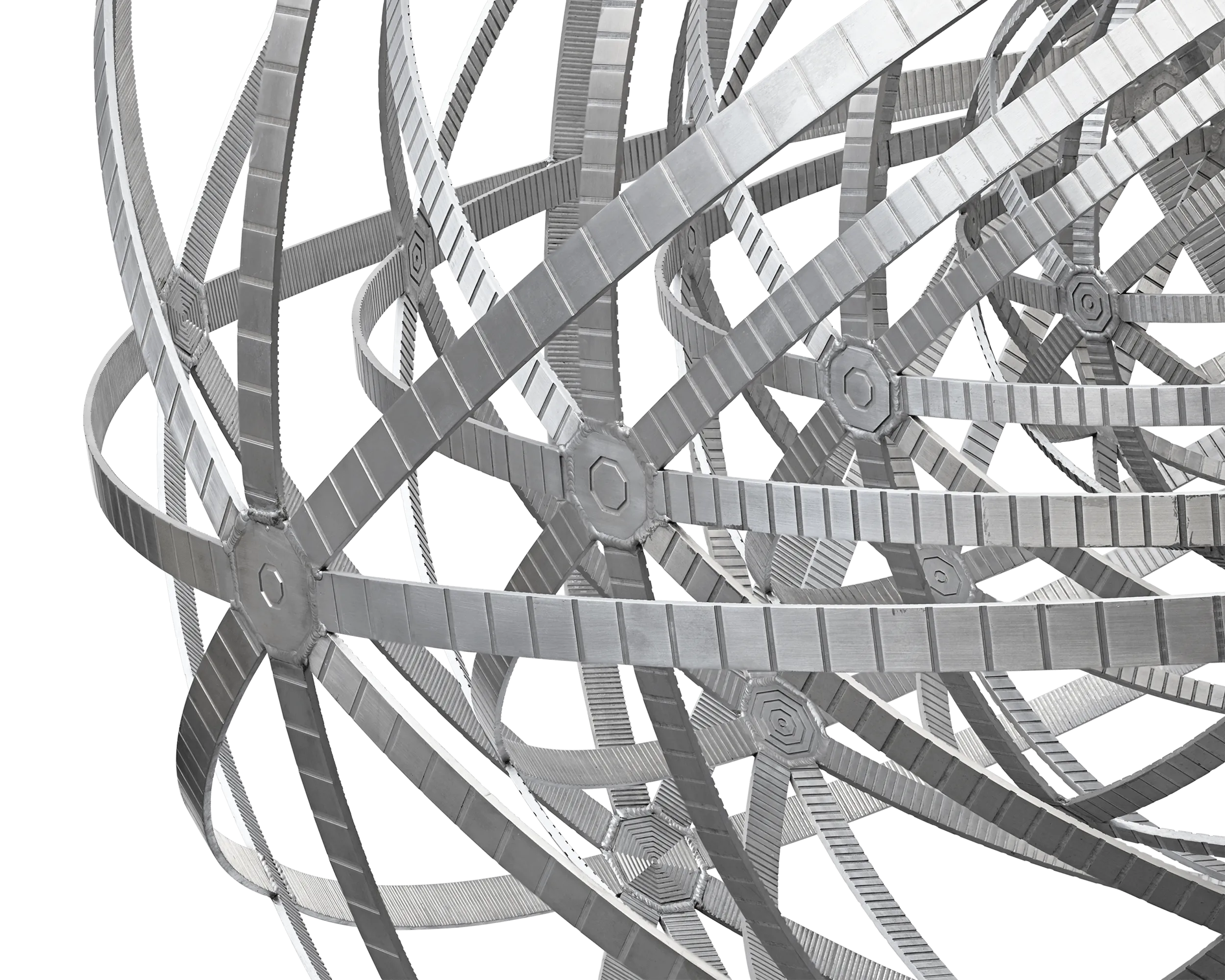 Escher-Inspired Sculpture "Concentric Rinds" by Zadora-Gerlof