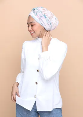 Kamila Serene- Cap Shawl- Mosaic Chiffon
