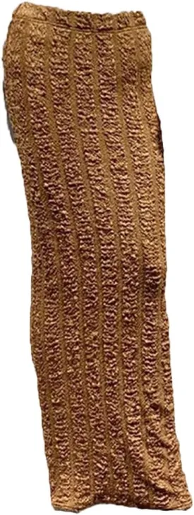 Korean Women Muslim Knitted High Waist Maxi Pencil Long Skirt