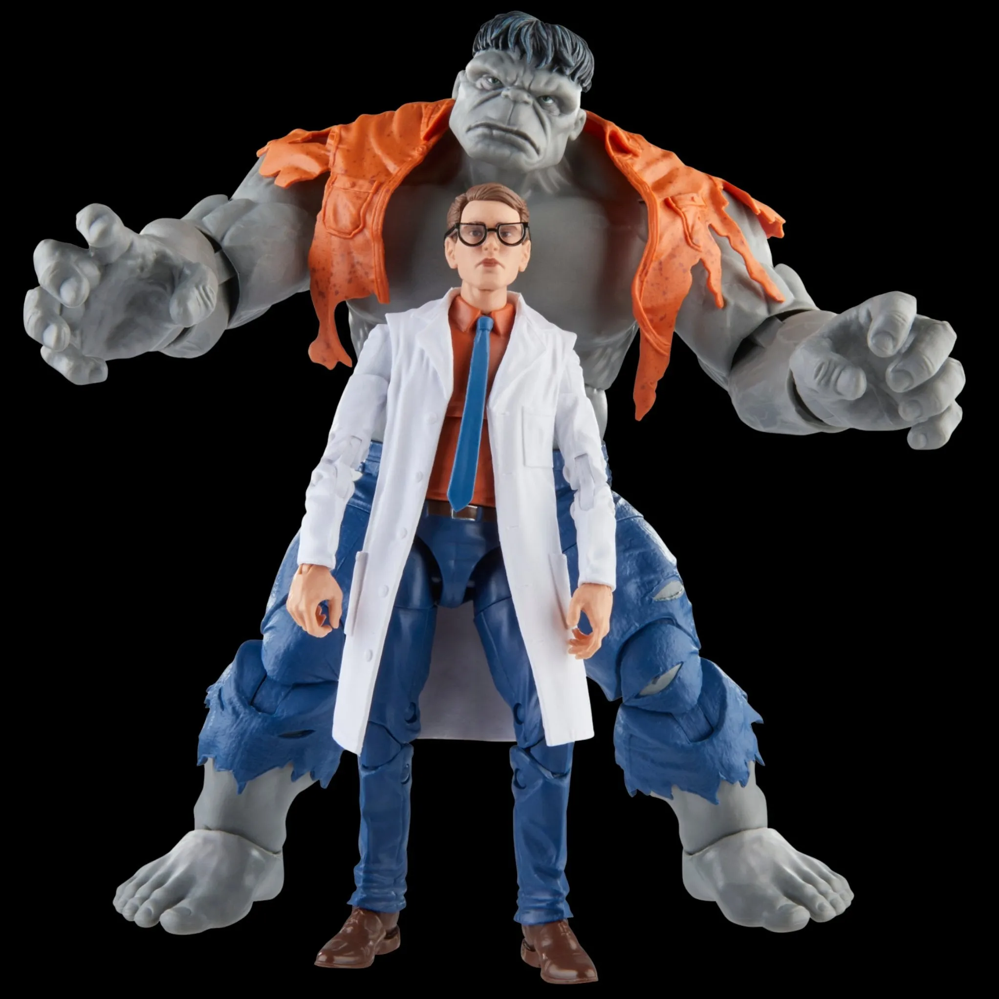 Marvel Legends Gray Hulk and Dr. Bruce Banner 2-Pack