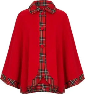 Oxfords Cashmere Tartan Cape