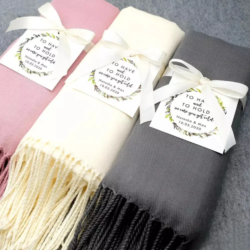 Personalized  Bridesmaid Gift, Bridal Wrap, Wedding Scarf, Bridesmaid Shawl, Bridal Shower Favors, Bridesmaid Proposal, Pashmina, Monogram