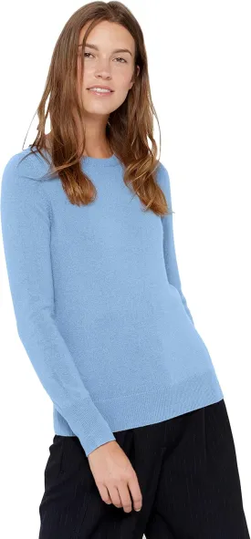 State Cashmere Womens Essential Crewneck Sweater 100% Pure Cashmere Classic Long Sleeve Pullover