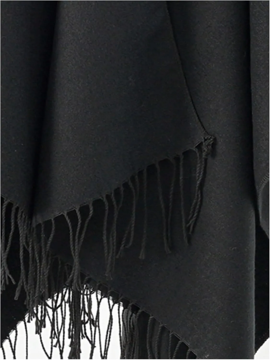 Verdusa Women's Fringe Shawls Wraps Winter Open Front Poncho Cape Oversized Cardigan Sweater