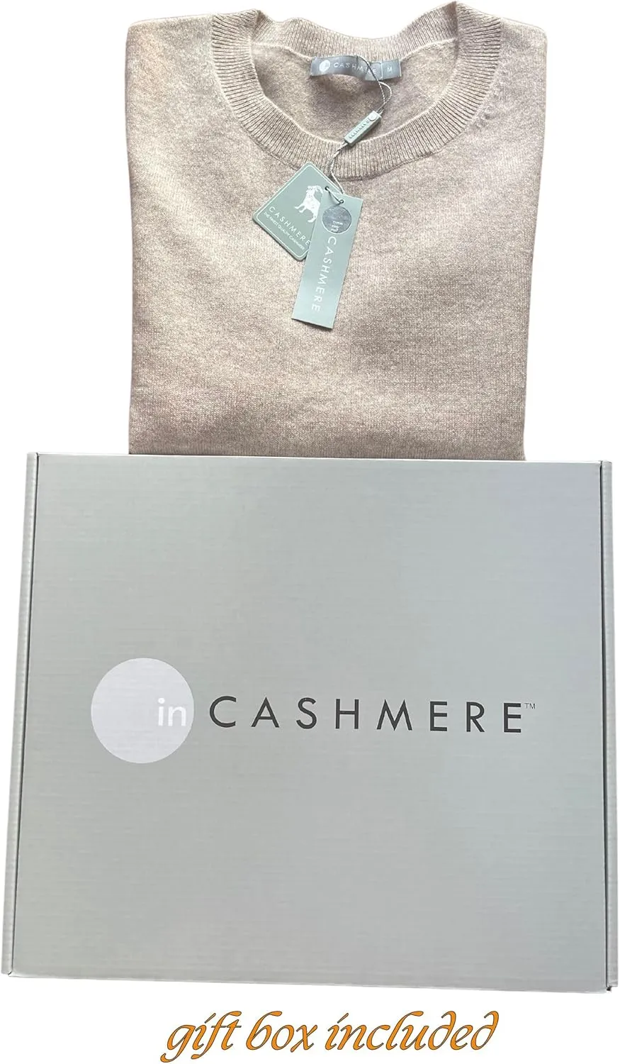 Women's 100% Cashmere Long Sleeve Crew Neck Sweater. Comfort, Luxury, and Soft Silky Texture - Essential Classic Pullover