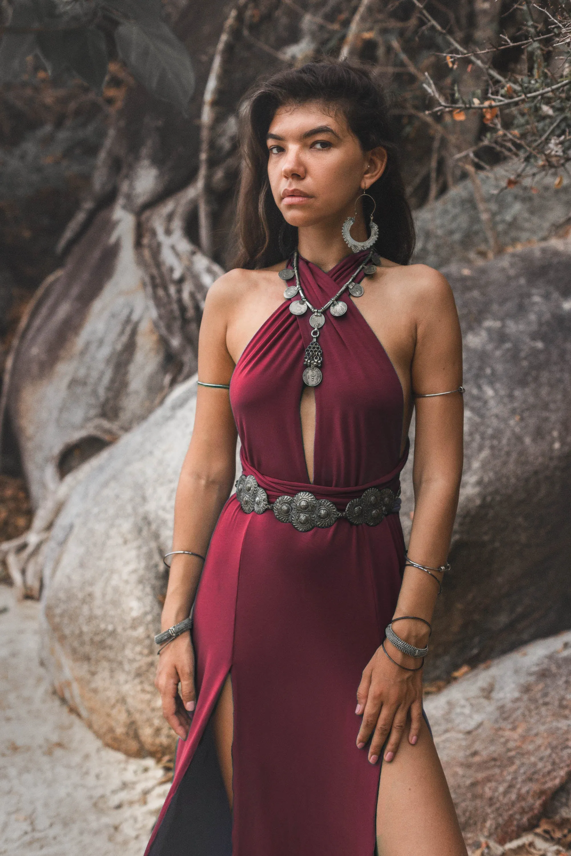 Zephyra Dress Red